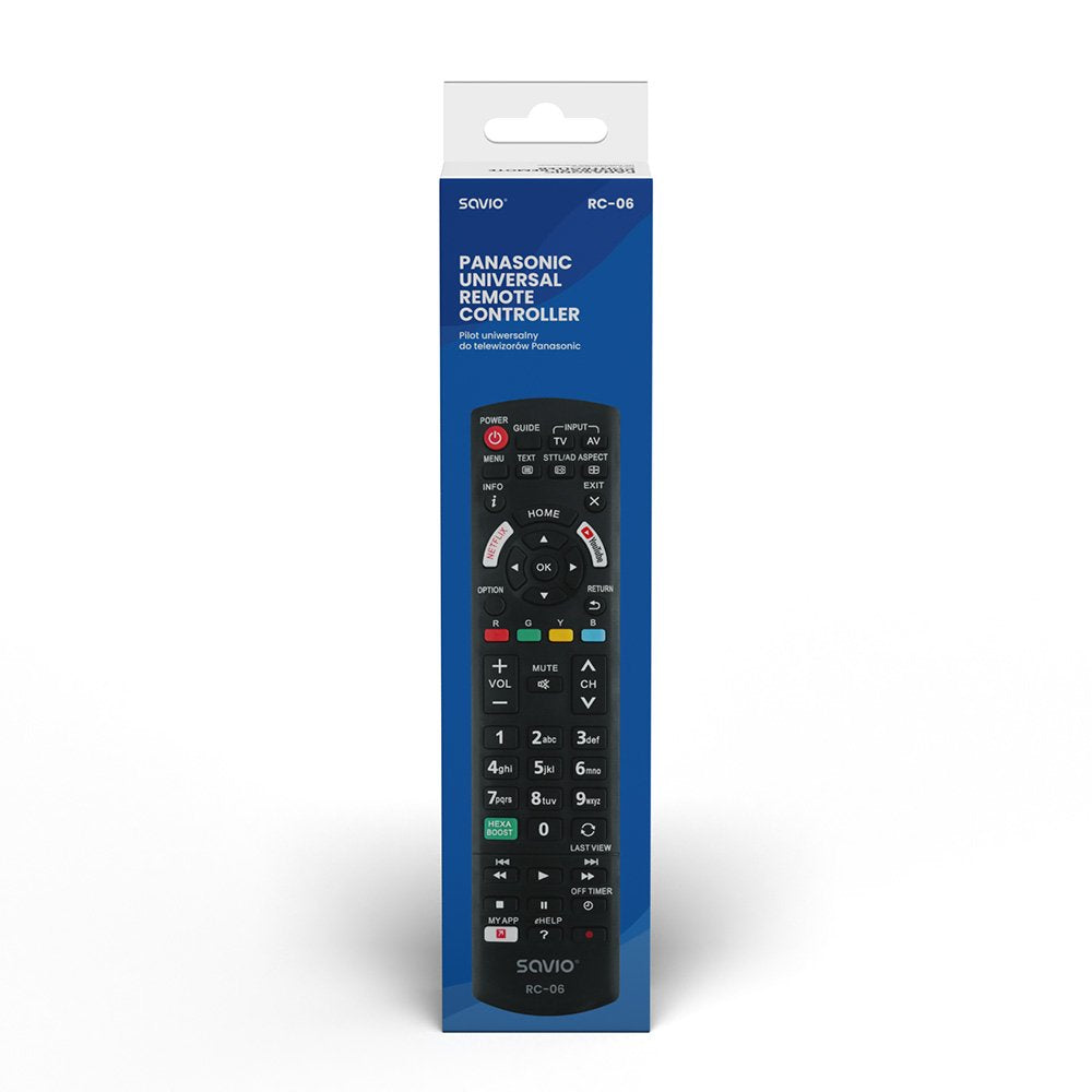 Savio Rc-06 Universal Remote Control / Tv Replacement Panasonic
