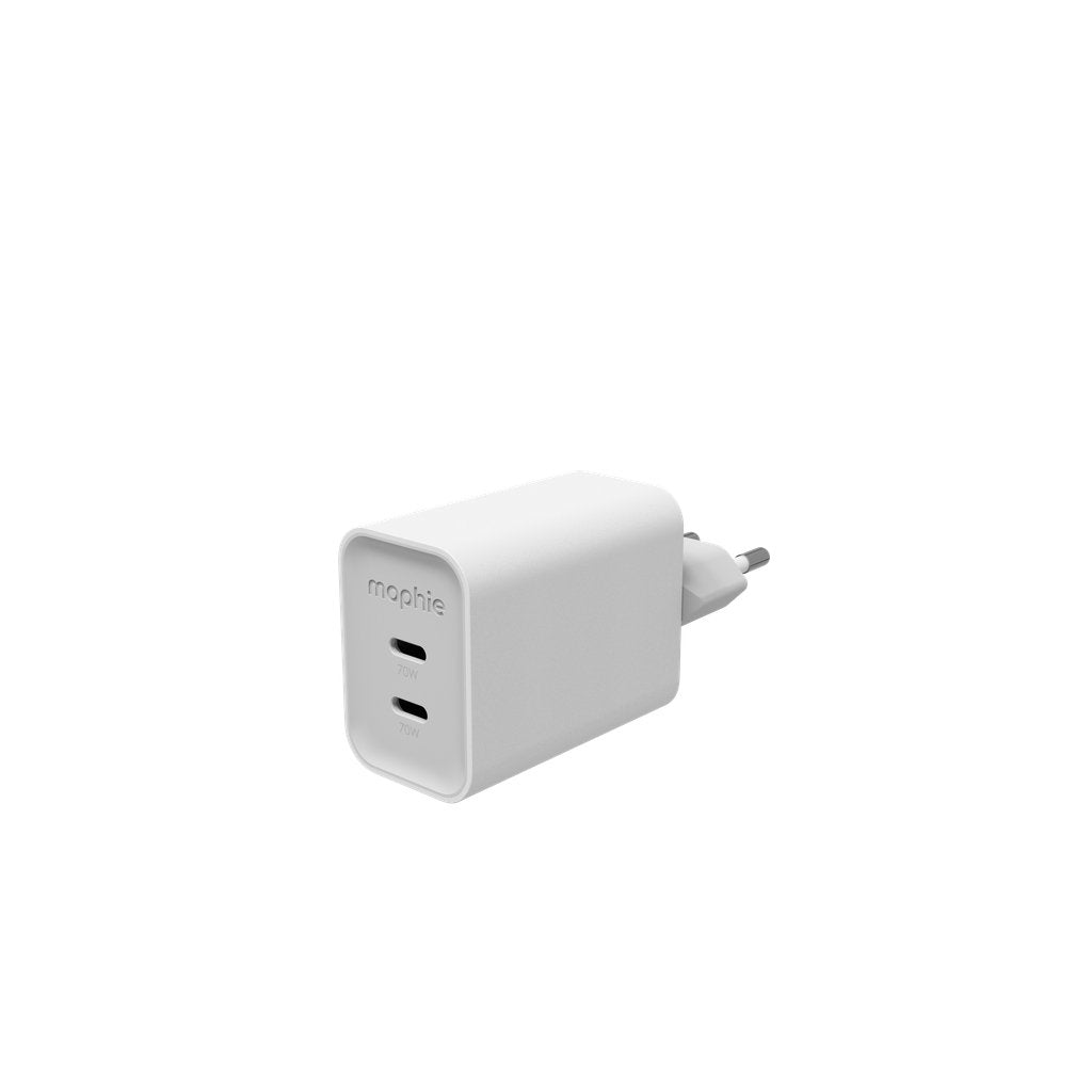 Zagg Mophie Fuente De Alimentación Gan 70w 2x Usbc 2026 Wei