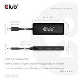 EAN 8719214473174 - CLUB3D CSV-1553 hub de interfaz USB Tipo C Negro imagen 4