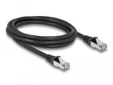 Delock Rj45 Netzwerkcable Cat.6a S Ftp Pur Outdoor 2 M Schwarz