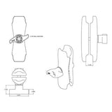 EAN 0793442202018 - RAM Mounts RAM-D-201U accesorio o pieza para soporte imagen 2
