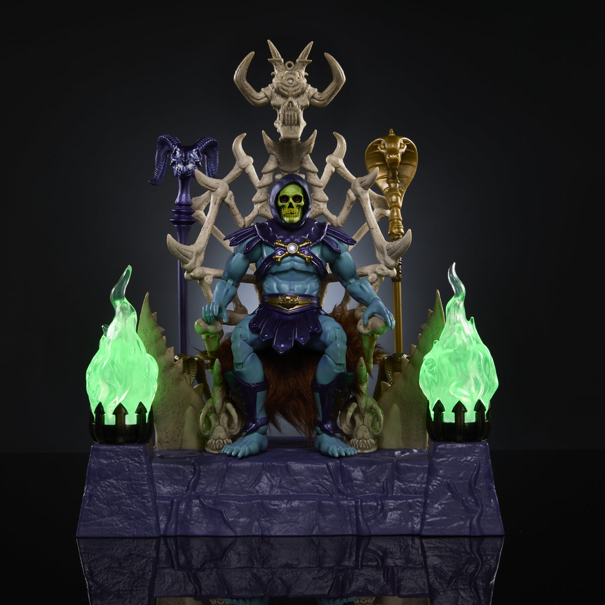 Figura De Juguete De Skeletor Y Havoc Throne De Masterverse De Mattel Masters Of The Universe   Hxx63