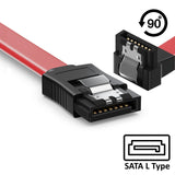 Ewent Cable S-Ata 1.5gbits/3gbits/6gbits -0,5m 90º