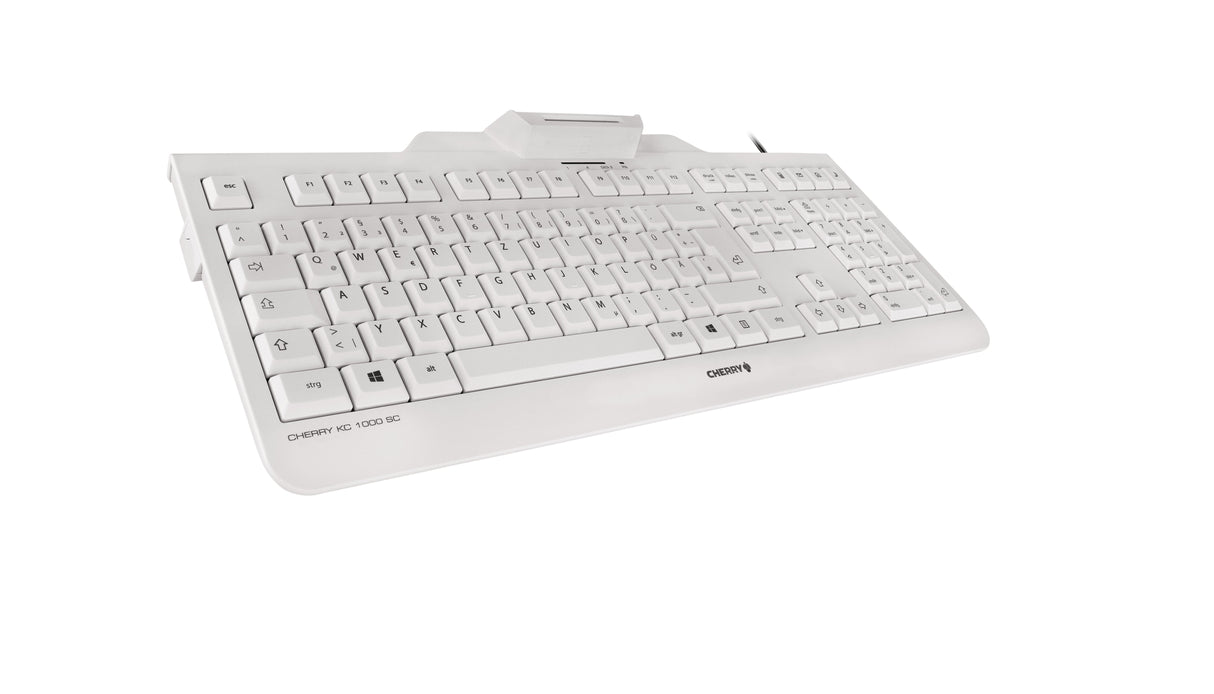 Cherry Kc 1000 Sc Teclado Usb Qwertz Alemán Gris