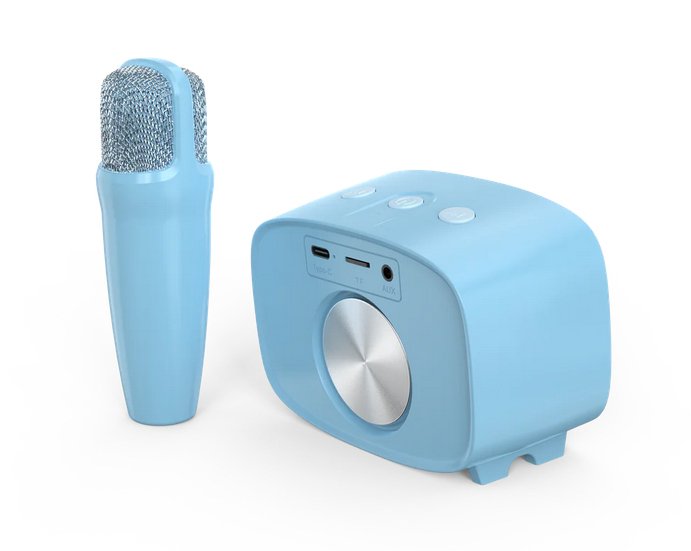 Altavoz Bluetooth Myfirst Voice 2  Microfono Individual - Mp3 - Efectos Vocales - Azul