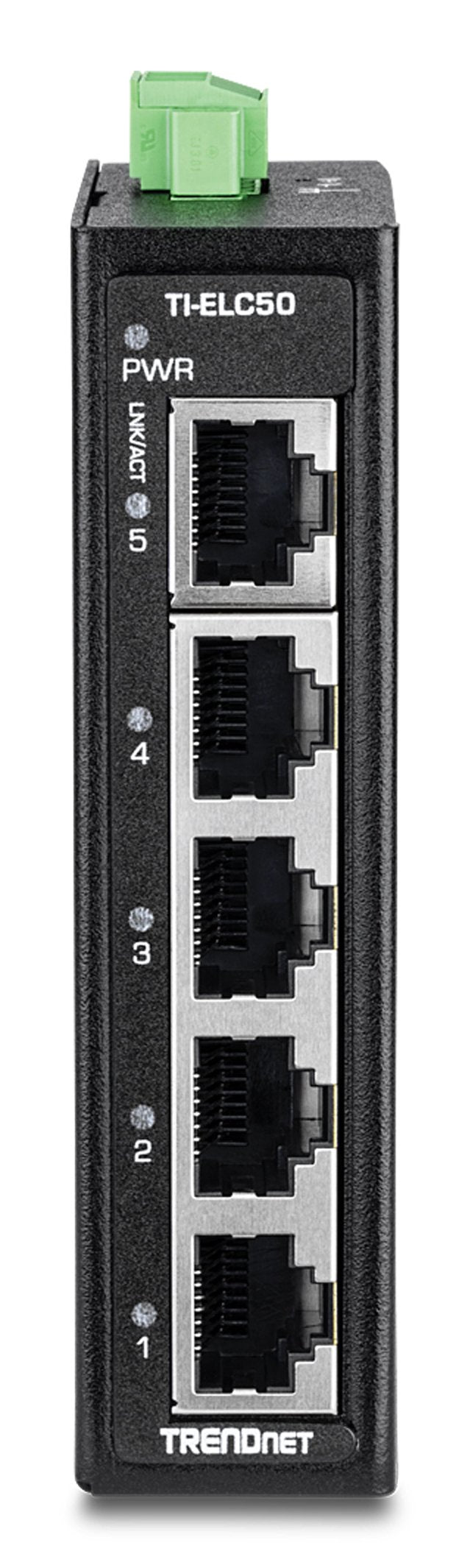 Trendnet 5-Port Indumrial Fam Ethernet Din-Rail Miniswitch
