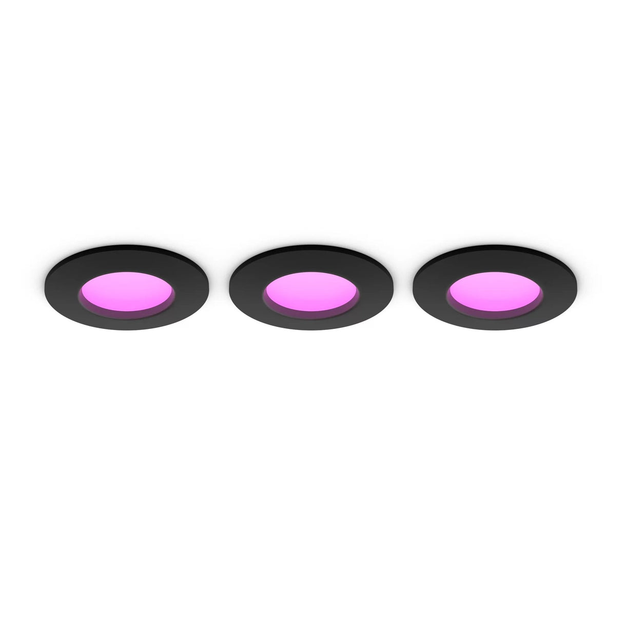 Philips Hue White&Col. Amb. Slim Recessed Light S X3 -Black