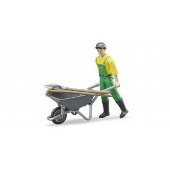 Figura De Hermano, Granjero Con Accesorios, Figura De Juguete. 62610