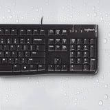 Teclado Logitech K120 Usb Negro Belga