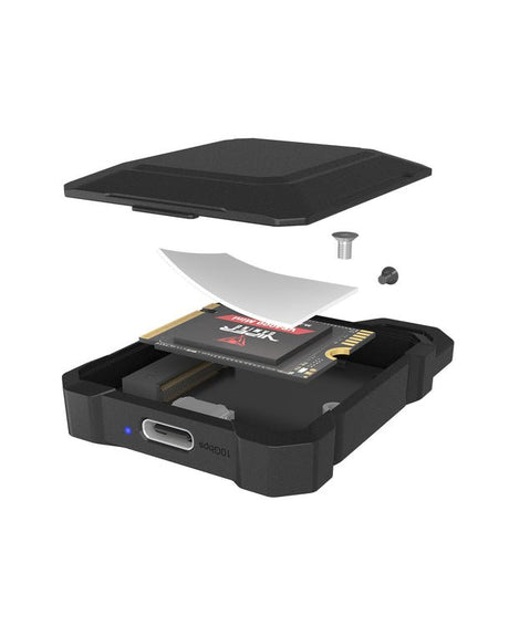 EAN 4250078175094 - ICY BOX IB-1601MP-CU31 caja para disco duro externo Caja externa para unidad de estado sólido (SSD) Negro imagen 2