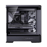 Jonsbo D400 Pc-Gehäuse, Midi Tower, Atx, Tempered Glass - Schwarz