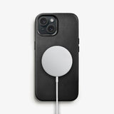 Woodcessories Bio Leather Funda Magsafe Iphone 15 Plus Negro