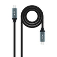 EAN 8433281012783 - Nanocable 10.01.4301-L150 cable USB USB4 Gen 2x2 1,5 m USB C Negro imagen 1