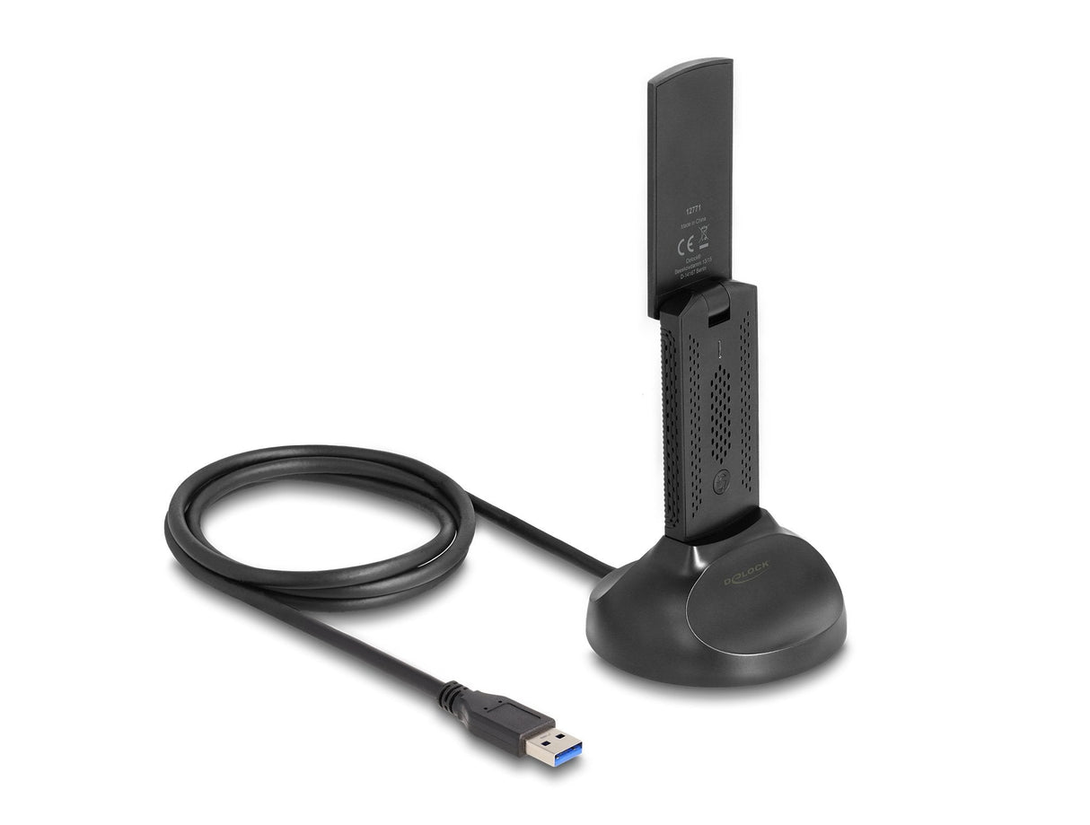 Delock 12771 Adaptador Usb Wlan Wi-Fi 6 Dual Band Ax1800 (1201 + 574 Mbps)