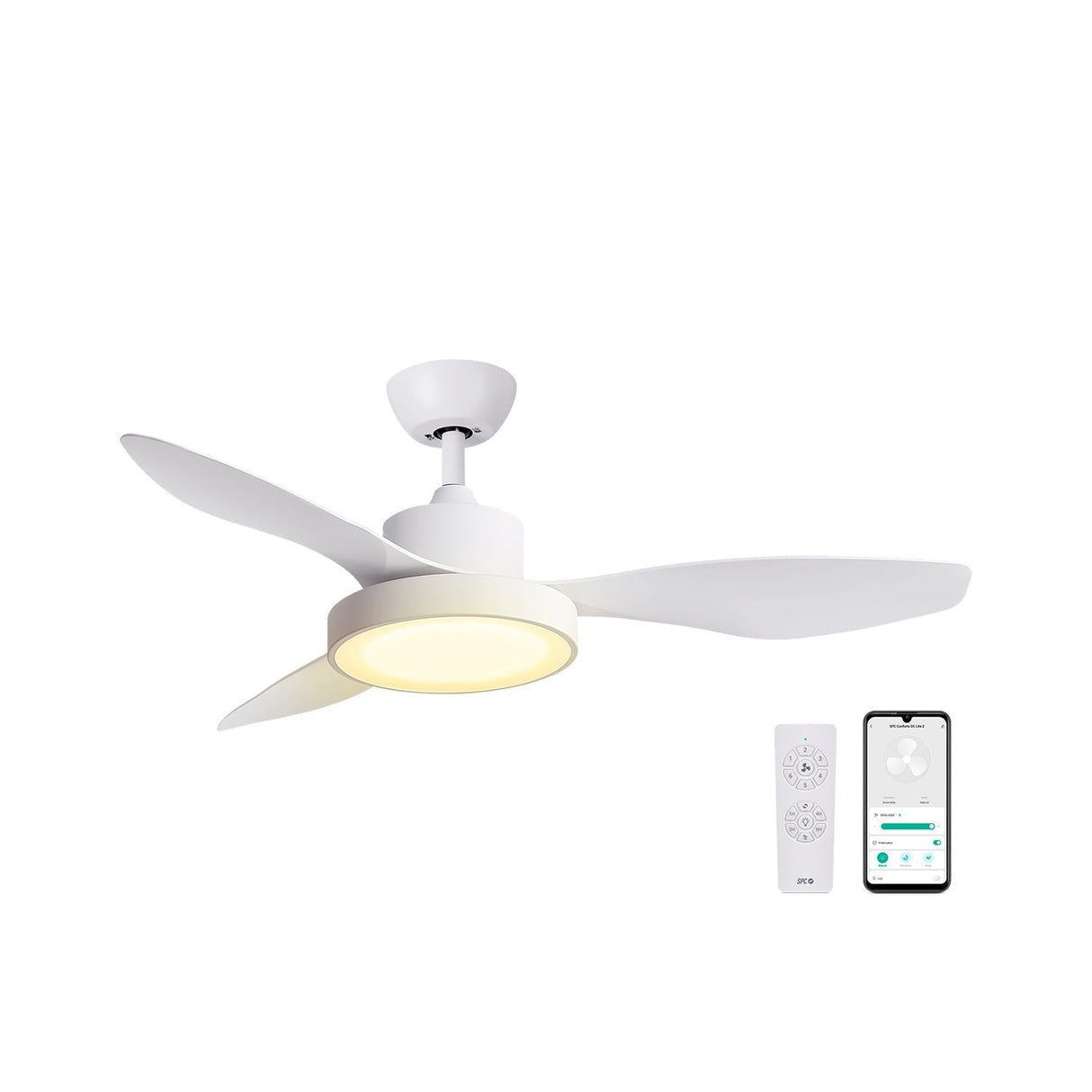EAN 8436609910181 - SPC Conforto DC Lite 2 Blanco imagen 3