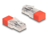Delock 67186 Rj45 Macho Con Resistencia De Terminación 120 Ohmios Rojo