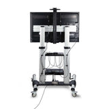 EAN 0065030906302 - StarTech.com 1110C-MOBILE-TV-CART soporte para TV 2,54 m (100") Negro, Plata imagen 4