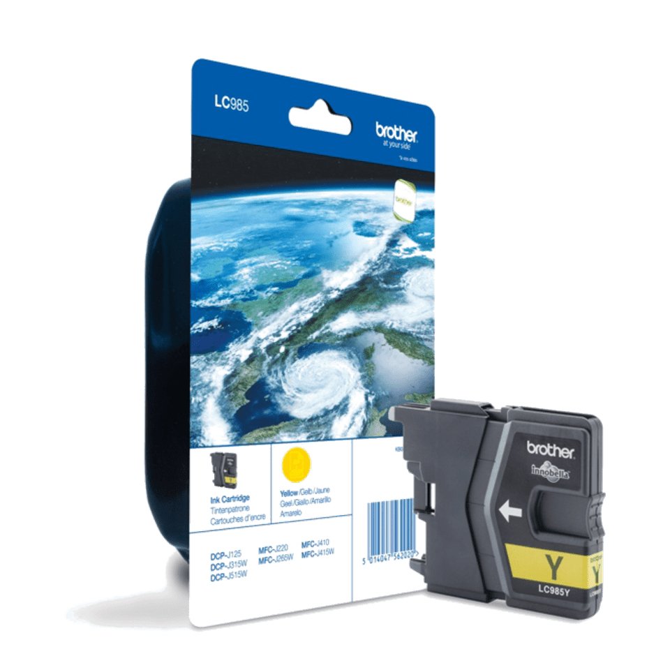 EAN 5014047562020 - Brother LC985YBP cartucho de tinta 1 pieza(s) Original Amarillo imagen 1