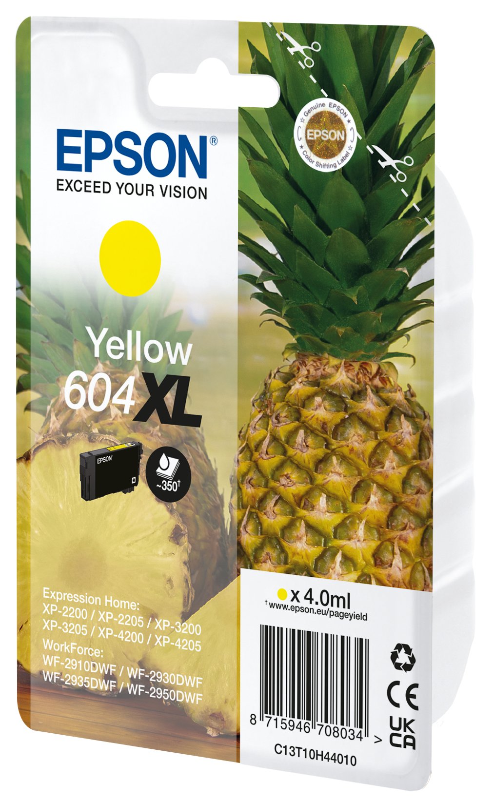 Tinta Epson 604xl Original Amarillo C13t10h44020
