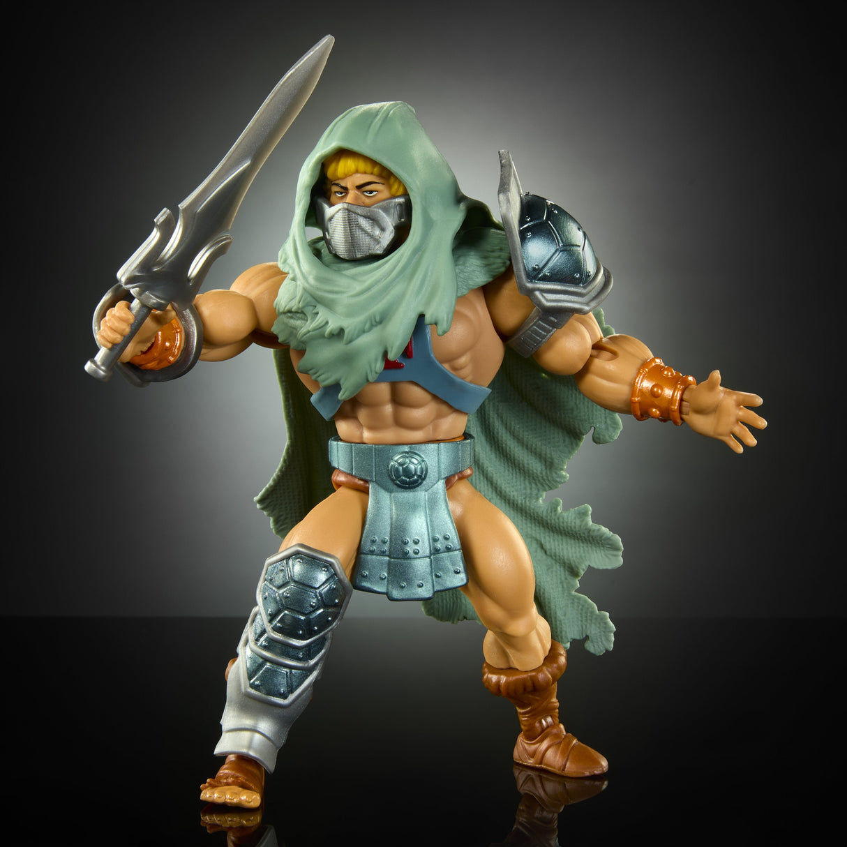 Figura De Juguete Mattel Masters Of The Universe Origins Turtles Of Grayskull Stealth Ninja He-Man Hth18