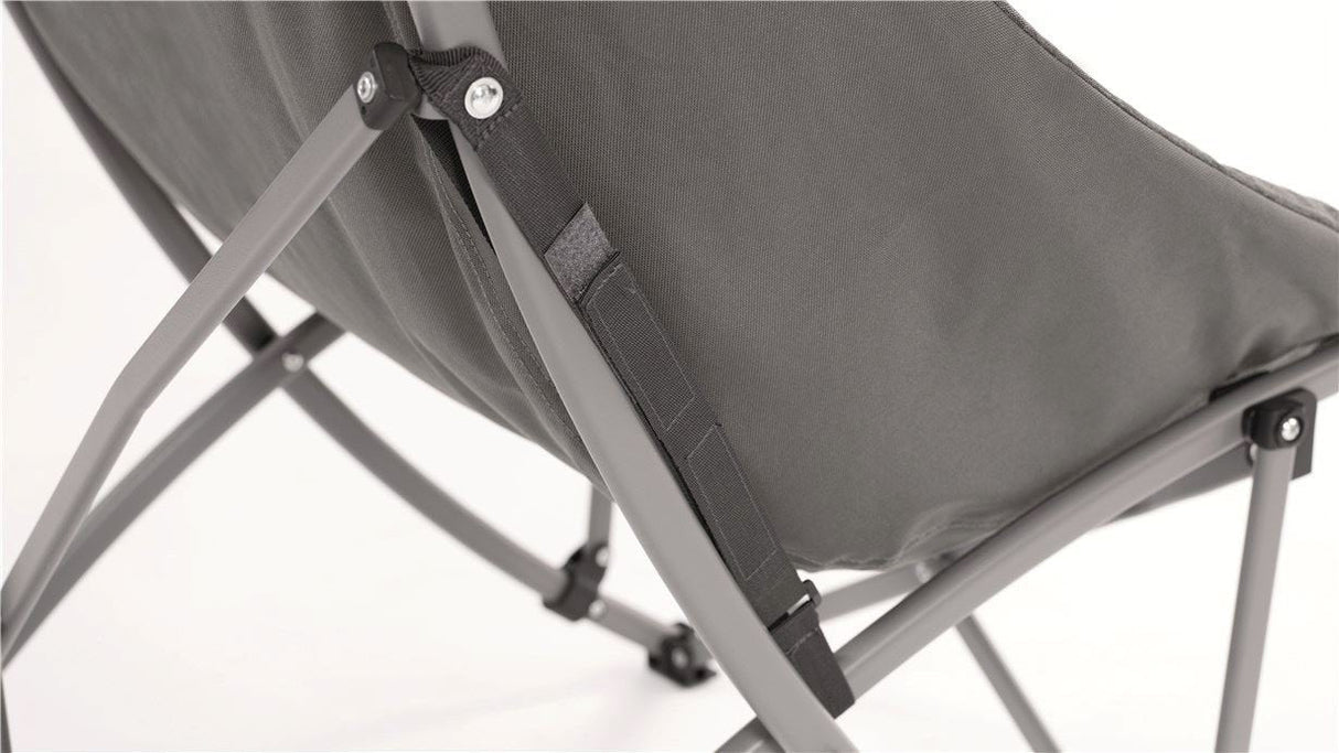 Outwell Tally Lake Chair, Negro And Grey