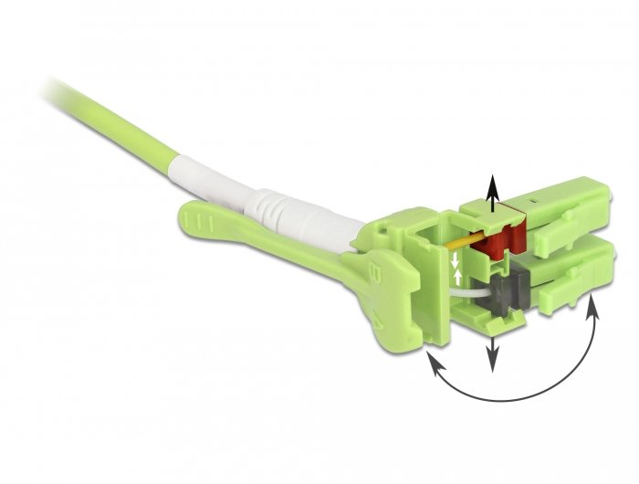 Delock Cable Lichtwellenleiter Lc > Lc Multimode Om5 Uniboot 1 M