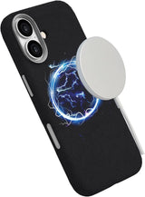 Infinite (Grs) Venice Iphone  17 Black Leather Magnetic