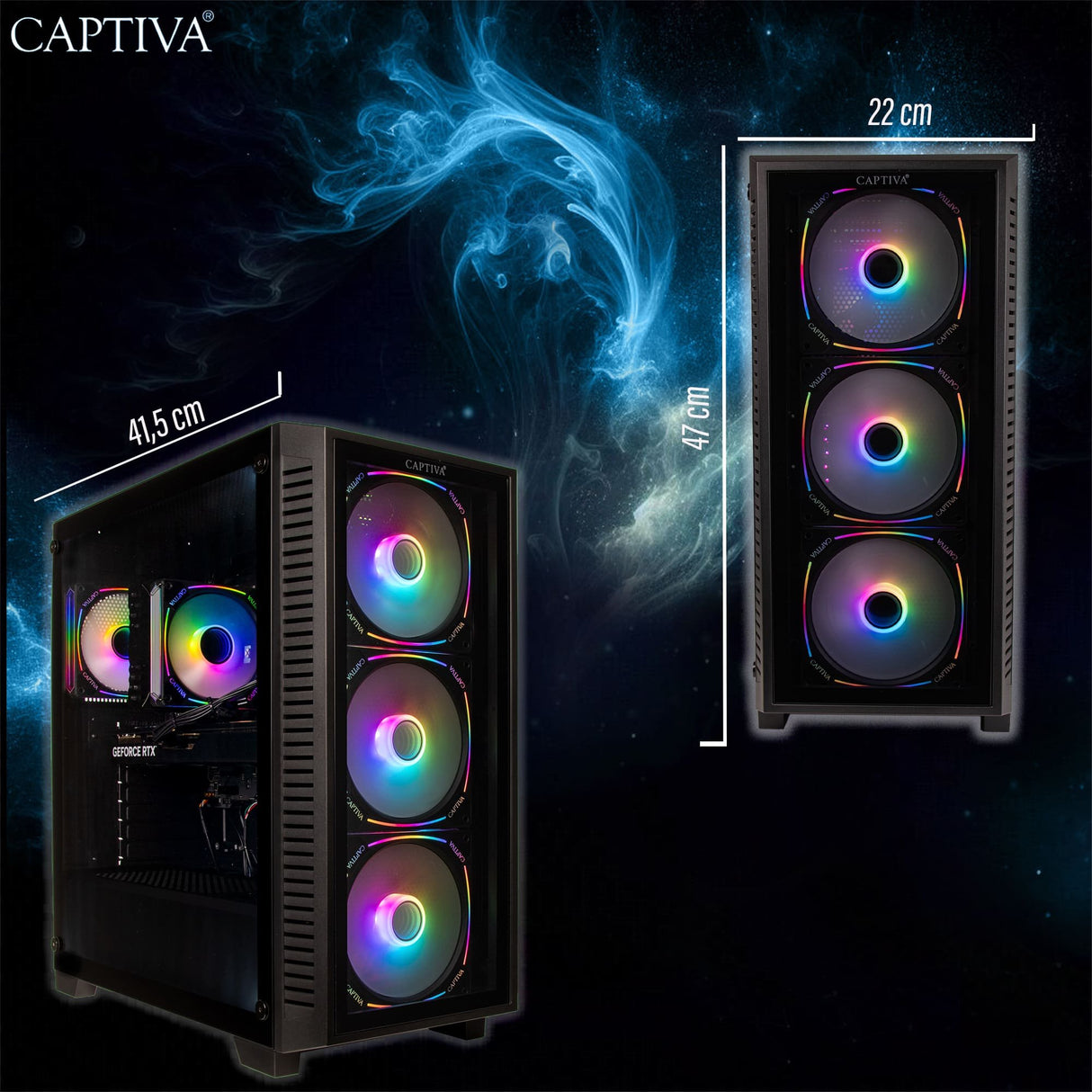 EAN 4046373908402 - CAPTIVA PC Advanced Gaming I90-840 (i5-14600KF/RTX5060 Ti 16GB GDDR7/SSD 1TB/32GB/WLAN/Windows 11 Home 64 imagen 5