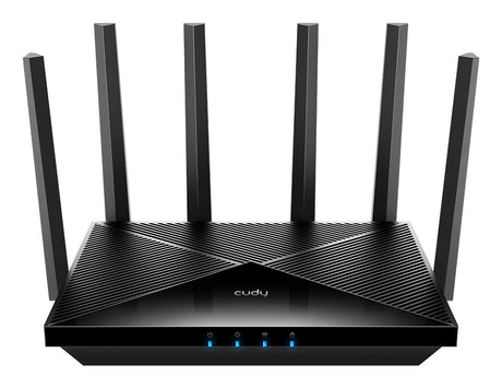 EAN 6971690794453 - Cudy WR6500 router inalámbrico Gigabit Ethernet Doble banda (2,4 GHz / 5 GHz) Negro imagen 1