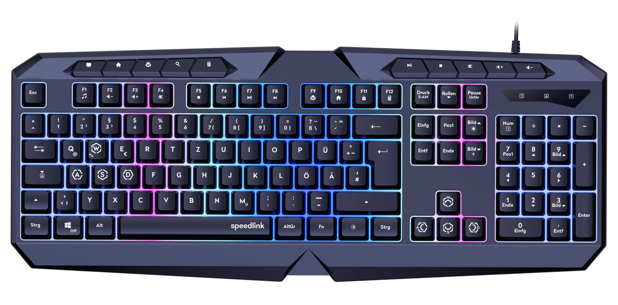EAN 4027301322170 - SPEEDLINK LUDICIUM teclado Juego USB QWERTZ Alemán Negro imagen 1
