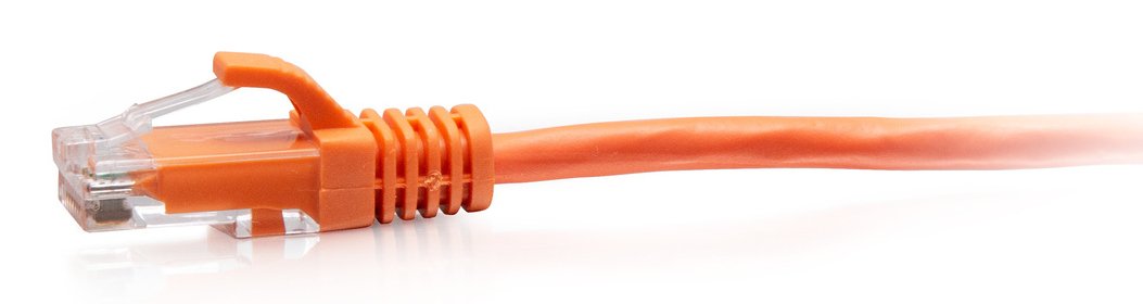 C2g Cable De Conexión Ethernet Delgado Sin Apantallar (Utp) Con Protección Antienganche Cat6a De 1,5 M - Naranja