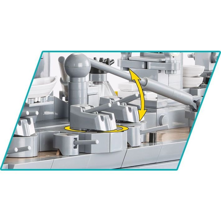 Juguete De Construcción Cobi Acorazado Gneisenau, Escala 1:300 Cobi-4835