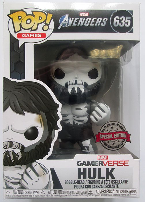 Funko Pop Marvel Avengers Hulk Skeleton Nº635 -Caja Original-