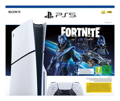 EAN 0711719593553 - Sony PlayStation 5 Slim Fortnite bundle 1,02 TB Wifi Negro, Blanco imagen 1