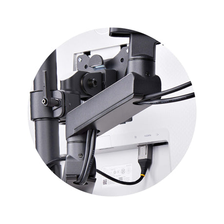 EAN 0065030902038 - StarTech.com 3MP2AG-MONITOR-ARM soporte para monitor 68,6 cm (27") Negro imagen 8