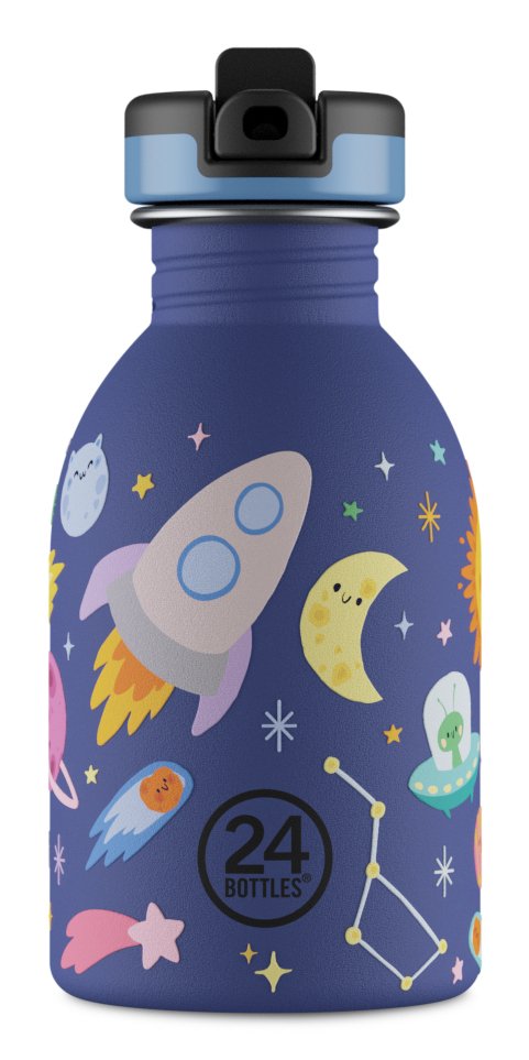 24bottles Kids Bottle Space Friends, 250 Ml