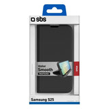 Sbs Wallet Stand Galaxy S25 Schwarz