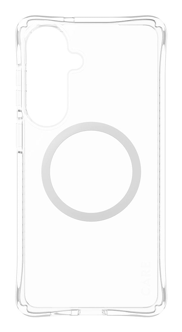 Care By Panzerglass Samba Case Transparent W. Blanco Qi Samsung New Galaxy S26 Plus