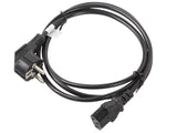 Lanberg Cable De Alimentacion Ca-C13c-11cc-0018-Bk Conectores Schuko / Iec320 C13 1.8 Metros