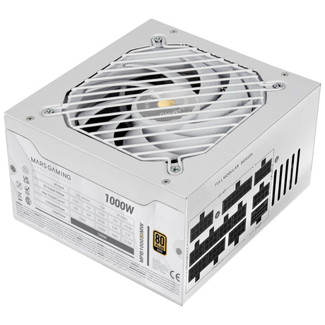 EAN 8435693110149 - Mars Gaming MPB1000SIMW unidad de fuente de alimentación 1000 W 24-pin ATX ATX Blanco imagen 2