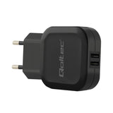 EAN 5901878501864 - Qoltec 50186 cargador de dispositivo móvil Smartphone, Tableta Negro Corriente alterna Interior imagen 1
