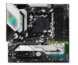 Placa Base Asrock B550m Steel Legend, Amd, Zócalo Am4, Amd Ryzen, Ddr4-Sdram, Dimm, 2133,2400,2667,2933,3200,3466,3600,3733,3800,3866,4000,4133,4200,4266,4333,4400,4466,4533 Mhz