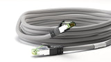Goobay Cable De Red Cat8.1 0,25m S/Ftp Gray Pimf, 2xrj45, Folie, Geflecht