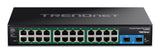 Trendnet Industrial Switch 26-Port Gbit Poe+ Rackm