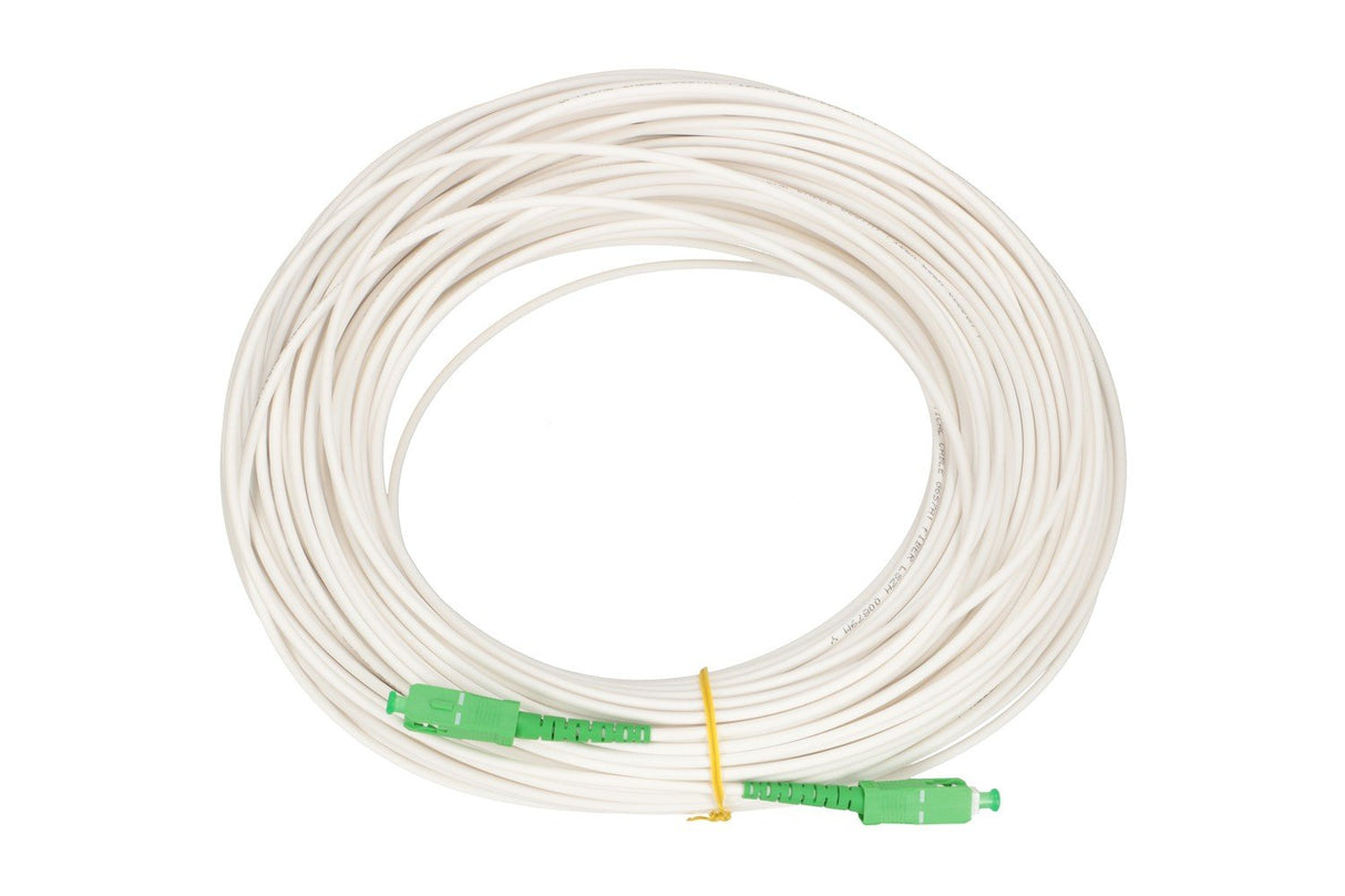 Extralink Sc/Apc-Sc/Apc  Patchcord  Lsoh, Monomodo, Simplex, G.657a2, 3mm, 10m, Blanco