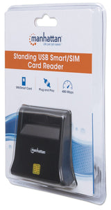 EAN 0766623102025 - Manhattan 102025 lector de tarjeta inteligente Interior USB USB 2.0 Negro imagen 6