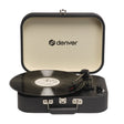 EAN 5706751090370 - Denver VPL-130DGR tocadisco Tocadiscos de tracción directa Negro Semiautomático imagen 1