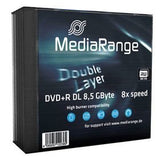 Mediarange Mr465 Dvd En Blanco 8,5 Gb Dvd+R Dl 5 Pieza(S)