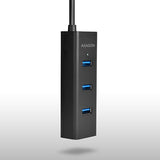 EAN 8595247903525 - Axagon HUE-S2B hub de interfaz USB 3.2 Gen 1 (3.1 Gen 1) Type-A 5000 Mbit/s Negro imagen 8