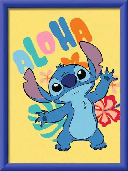 Pintura De Ravensburger Para Números - Disney Stitch 23767